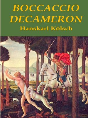cover image of Boccaccio--Decameron--erotische Novellen--Interpretation